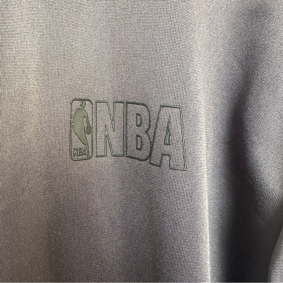 NBA Basketball Track Jacket Mens 2XL Full Zip Up Training Outdoors‎ Gray - Picture 4 of 14